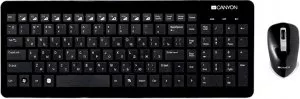 Беспроводной набор клавиатура + мышь Canyon CNS-HSETW3-RU фото