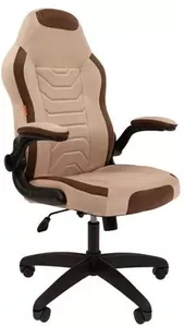 Кресло Chairman Game 50 (бежевый/коричневый) фото
