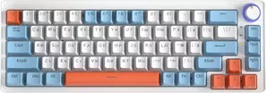 Клавиатура Cyberlynx ZA68 White Blue Orange (TNT Yellow) фото
