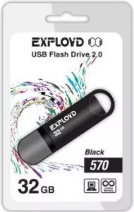 USB-флэш накопитель Exployd 570 32GB (EX-32GB-570-Black) фото