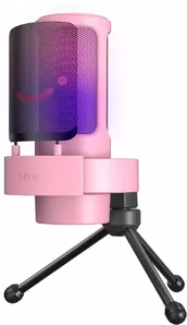 Проводной микрофон FIFINE A8V (розовый) фото