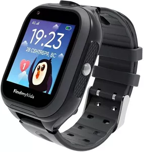 Детские умные часы Findmykids 4G Go (черный) фото