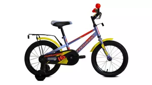 Детский велосипед Forward Meteor 16 2021 (голубой/желтый) фото