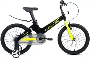 Детский велосипед Forward Cosmo 18 2021 (черный/желтый) фото
