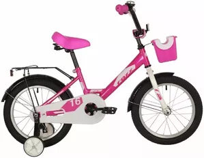Детский велосипед Foxx Simple 16 2021 (розовый) фото