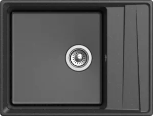 Кухонная мойка GranFest GF-LV-660L (черный) фото