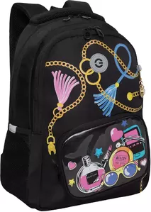 Школьный рюкзак Grizzly RG-362-3 (черный) фото