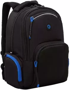 Школьный рюкзак Grizzly RU-333-2 (черный/синий) фото