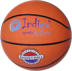 Баскетбольный мяч Indigo 7300-5-TBR (5 размер, оранжевый) фото