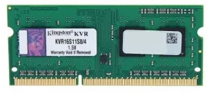 Модуль памяти Kingston ValueRAM KVR16S11S8/4 DDR3 PC12800 4Gb фото