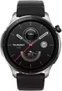 Умные часы Amazfit GTR 4 (серебристый, с черным ремешком из фторэластомера) фото 2