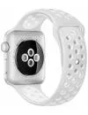 Умные часы Apple Watch Nike+ 38mm Silver with White Nike Sport Band (MQ172) фото 2