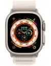 Умные часы Apple Watch Ultra LTE 49 мм (титановый корпус, титановый/звездный свет, текстильный ремешок размера M) фото 2