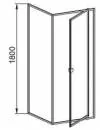 Душевые двери Aquaform ELBA 80x180 (103-26507) фото 3