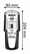 Детектор проводки Bosch DMF 10 Zoom Professional фото 2