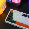 Клавиатура Cyberlynx ZA68 White Black Orange (TNT Yellow) фото 3