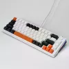 Клавиатура Cyberlynx ZA68 White Black Orange (TNT Yellow) фото 5