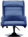 Массажное кресло EGO Max Comfort EG3003 Синий (Микрошенилл) фото 2