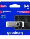 USB Flash GOODRAM UTS3 64GB (черный) фото 5