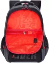 Школьный рюкзак Grizzly RB-254-2 (черный/красный) фото 4