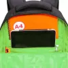 Школьный рюкзак Grizzly RB-354-4 (черный/салатовый) фото 11