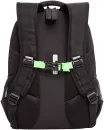 Школьный рюкзак Grizzly RB-354-4 (черный/салатовый) фото 3