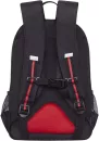 Школьный рюкзак Grizzly RB-355-2 (черный/красный) фото 3