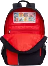 Школьный рюкзак Grizzly RB-355-2 (черный/красный) фото 4