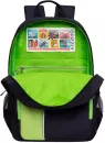 Школьный рюкзак Grizzly RB-355-2 (черный/салатовый) фото 5