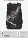 Школьный рюкзак Grizzly RU-338-3 (черный/красный) фото 6