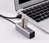 USB-хаб Hoco HB1 (серый) фото 4