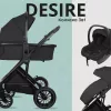 Универсальная коляска INDIGO Desire 3 в 1 (черный) фото 3