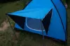 Треккинговая палатка КомфортПром На 4 персоны с крышей SDH103 (синий) фото 3