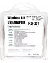 Wi-Fi адаптер KS-IS KS-231 фото 4