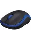 Компьютерная мышь Logitech Wireless Mouse M185 Black/Blue фото 2