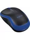 Компьютерная мышь Logitech Wireless Mouse M185 Black/Blue фото 3