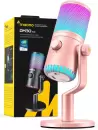 Проводной микрофон Maono DM30 RGB (розовый) фото 4