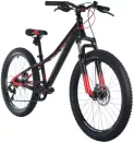Велосипед Novatrack Dozer 6.D 2021 (черный/красный) фото 2