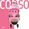 Прогулочная коляска Nuovita Corso (розовый/серебристый) фото 5