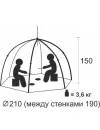 Палатка ПИК 99 Пик-зонт-2 фото 6