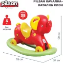 Качалка-каталка Pilsan Слон (красный) фото 2
