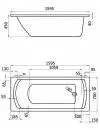 Ванна Santek Монако 160x70 (1.WH11.1.977) фото 2