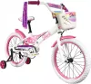 Детский велосипед Stark Tanuki 18 Girl 2023 (фиолетовый/белый) фото 2