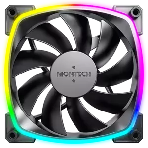 Вентилятор для корпуса Montech AX120 PWM (черный) фото