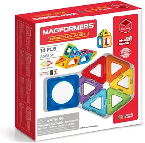 Конструктор магнитный Magformers Basic Plus 14 Set / 715013 фото