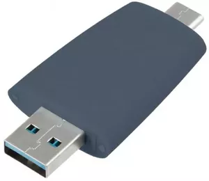 USB-флэш накопитель Molti Pebble 16Gb Type-C/USB 3.0 Grey-Blue 11810.46 фото