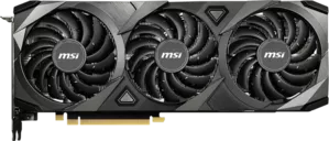 Видеокарта MSI GeForce RTX 3080 Ventus 3X Plus 10G LHR фото
