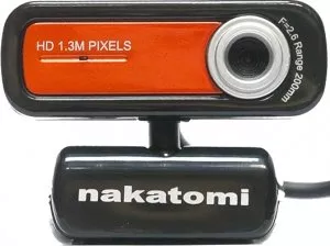 Веб-камера Nakatomi WC-E1300 Black-Orange фото