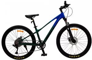Велосипед Nialanti Fusion 1.0 MD 26 2024 14 (зеленый/синий) фото