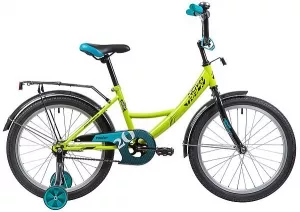 Велосипед детский NOVATRACK Vector 20 (салатовый/голубой, 2019) фото